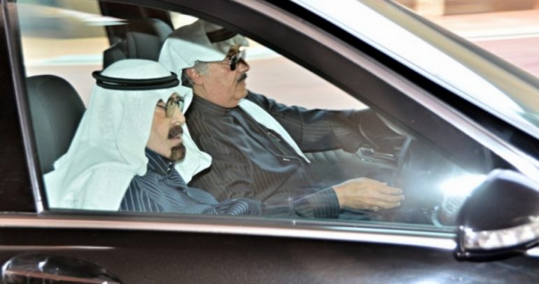 بالفيديو: موكب الملك عبد الله في جولته الاخيرة !